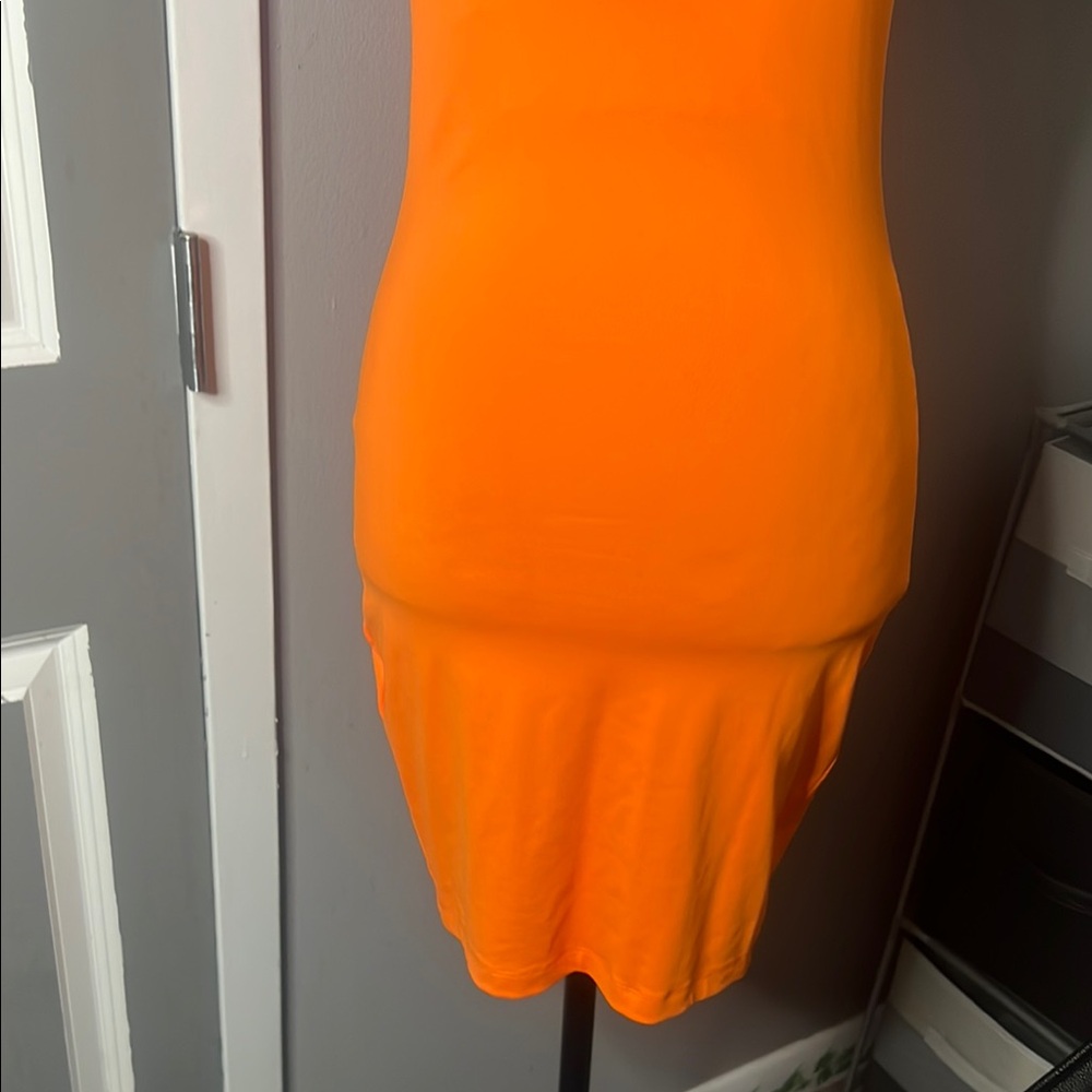 Forever 21 Vibrant Orange Dress - Picture 4 of 4